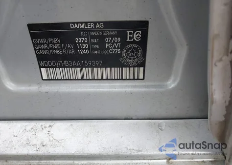 2010 Mercedes-Benz Cls 63 Amg из США, поврежденный, VIN WDDDJ7HB3AA159397